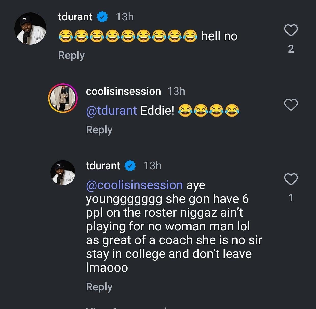 Tony Durant’s thoughts on the Knicks approaching Dawn Staley